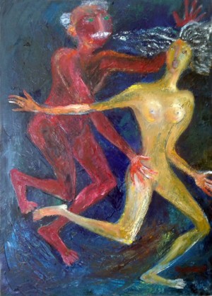 03.Old Lover 2016year 70x50cmOriginal Painting Oil on Canvas4500$ by ZAKIR AHMEDOV